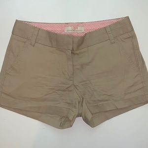 Khaki Chino J Crew Shorts